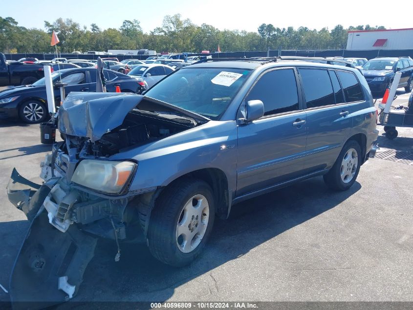 2004 Toyota Highlander Limited V6 VIN: JTEDP21A640026149 Lot: 40596809