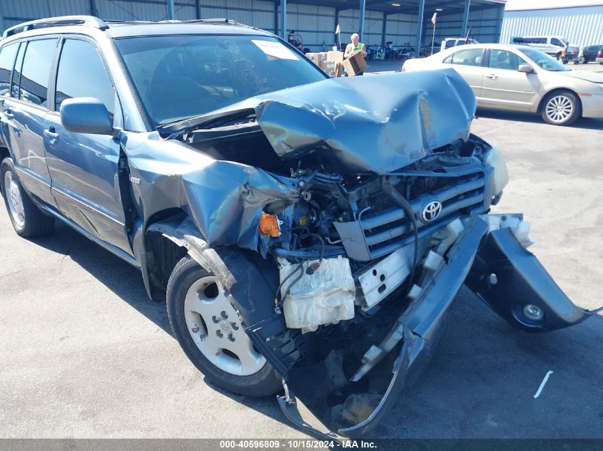 2004 Toyota Highlander Limited V6 VIN: JTEDP21A640026149 Lot: 40596809