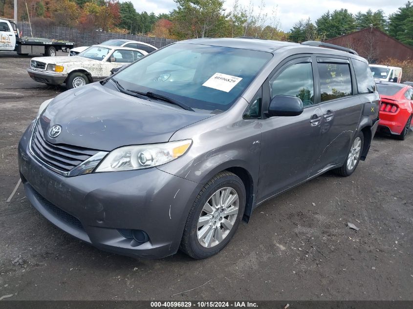 VIN 5TDJK3DC1GS140084 2016 TOYOTA SIENNA no.2