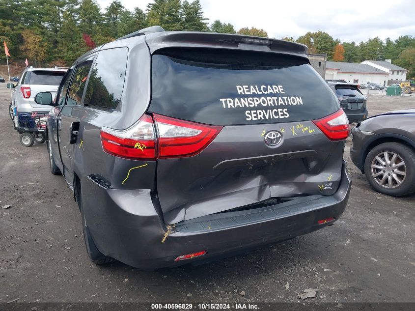 2016 Toyota Sienna Le 7 Passenger VIN: 5TDJK3DC1GS140084 Lot: 40596829