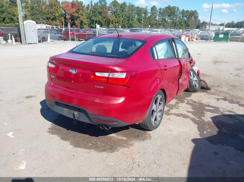 2013 Kia Rio Sx VIN: KNADN4A37D6302811 Lot: 40596833