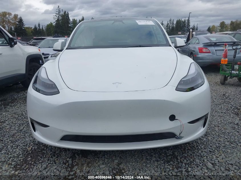 2023 Tesla Model Y Awd/Long Range Dual Motor All-Wheel Drive VIN: 7SAYGDEE0PF814691 Lot: 40596846