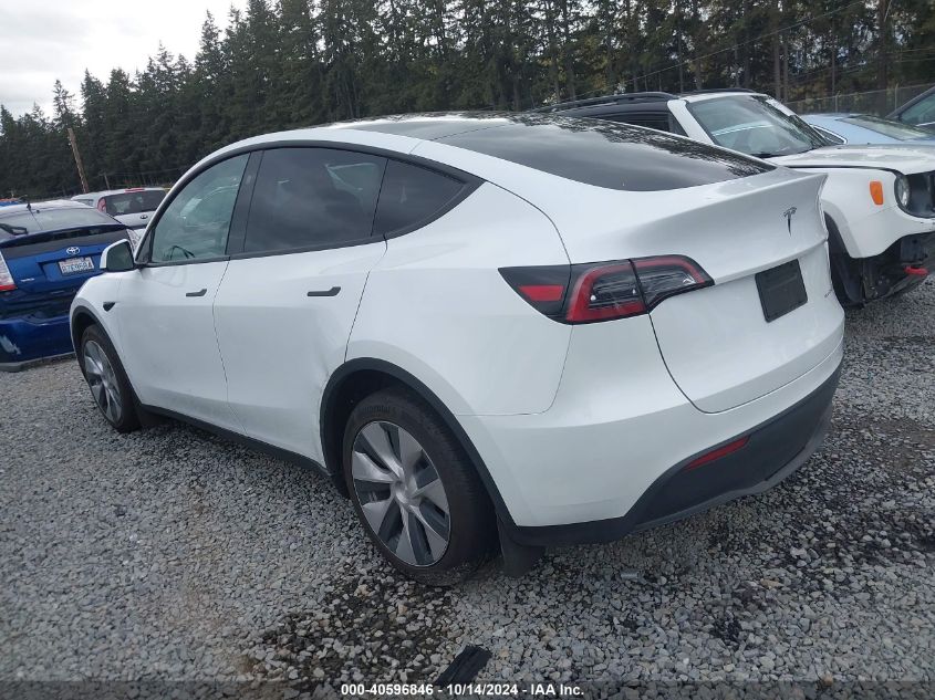 2023 Tesla Model Y Awd/Long Range Dual Motor All-Wheel Drive VIN: 7SAYGDEE0PF814691 Lot: 40596846