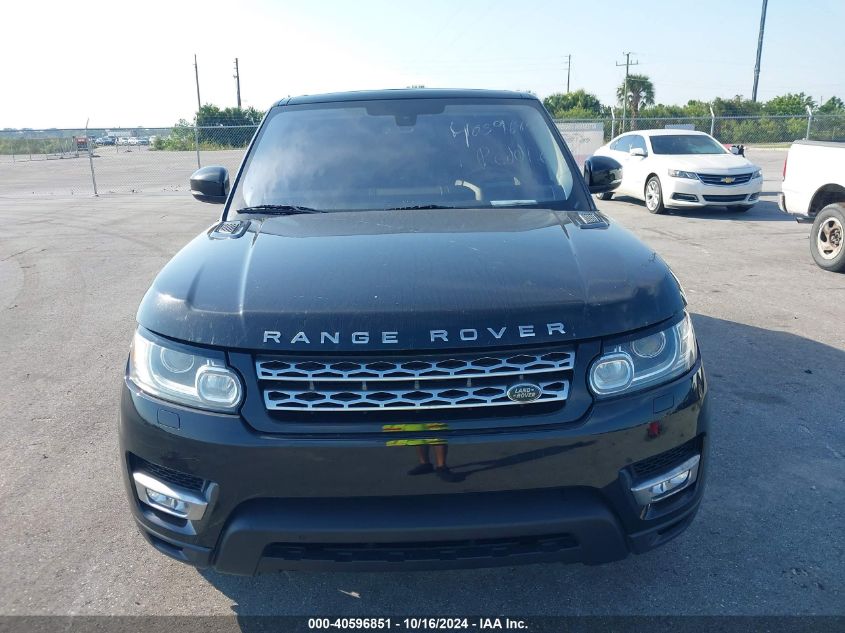 2016 Land Rover Range Rover Sport 3.0L V6 Supercharged Hse VIN: SALWR2VF6GA552639 Lot: 40596851