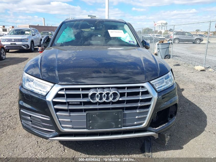 2019 Audi Q5 45 Premium VIN: WA1ANAFY9K2070512 Lot: 40596862