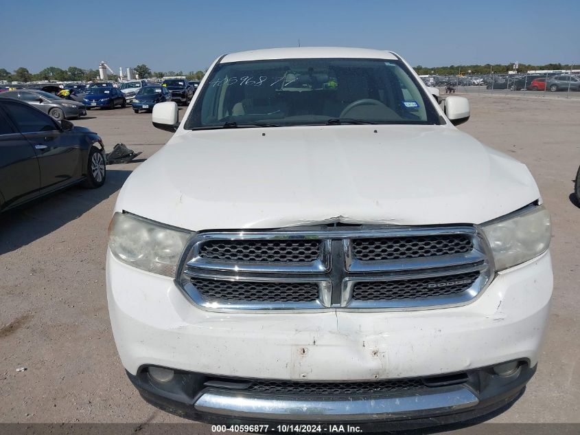 2012 Dodge Durango Sxt VIN: 1C4RDHAG7CC210670 Lot: 40596877