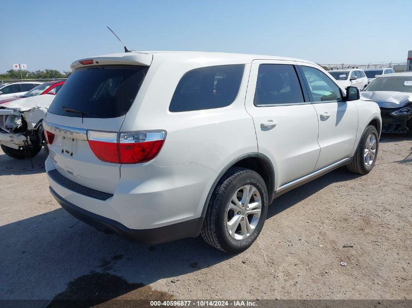 2012 Dodge Durango Sxt VIN: 1C4RDHAG7CC210670 Lot: 40596877