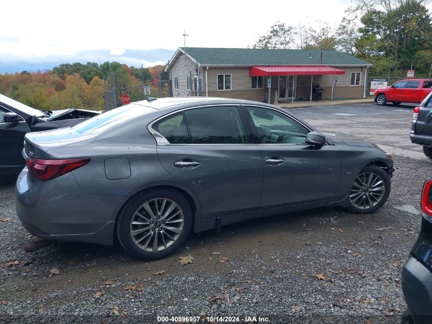 2018 Infiniti Q50 3.0T Luxe VIN: JN1EV7AR0JM431707 Lot: 40596957