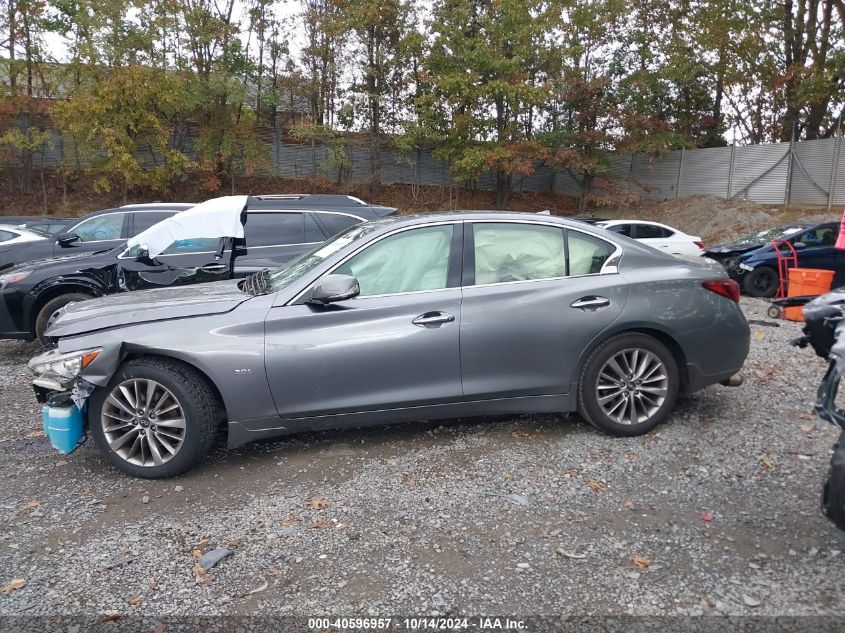 2018 Infiniti Q50 3.0T Luxe VIN: JN1EV7AR0JM431707 Lot: 40596957