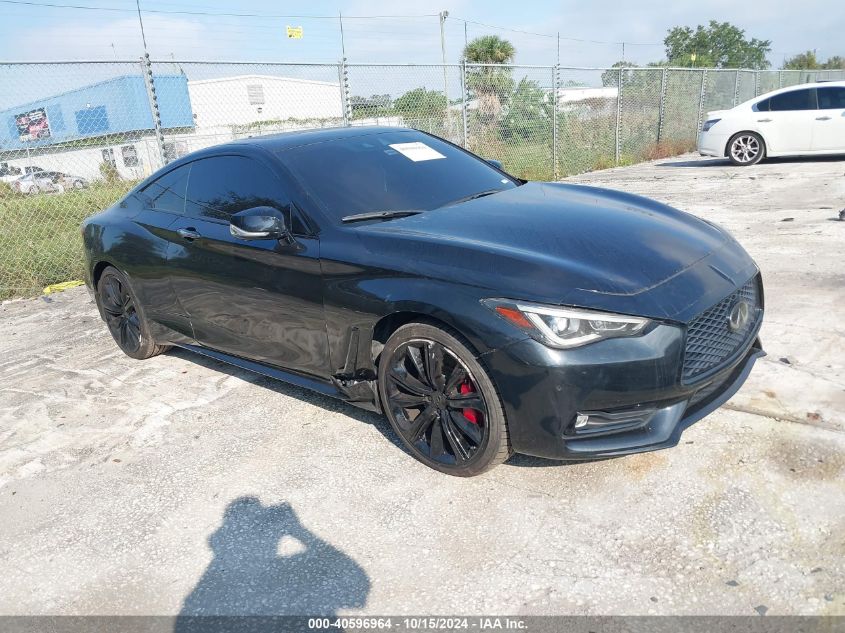 2020 Infiniti Q60 Red Sport 400 Awd VIN: JN1FV7EL4LM460219 Lot: 40596964