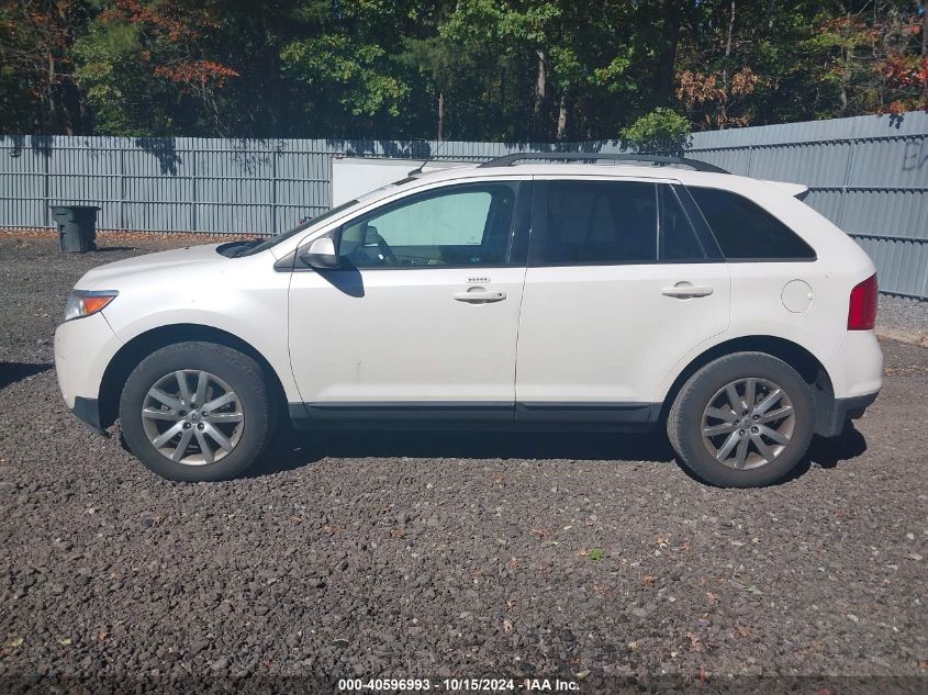 2013 Ford Edge Sel VIN: 2FMDK4JCXDBB08833 Lot: 40596993