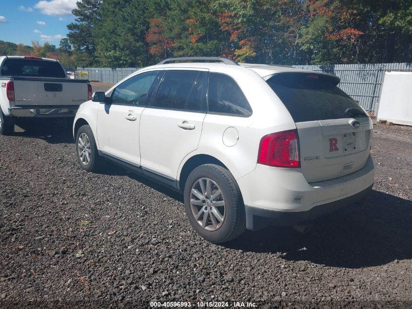 2013 Ford Edge Sel VIN: 2FMDK4JCXDBB08833 Lot: 40596993