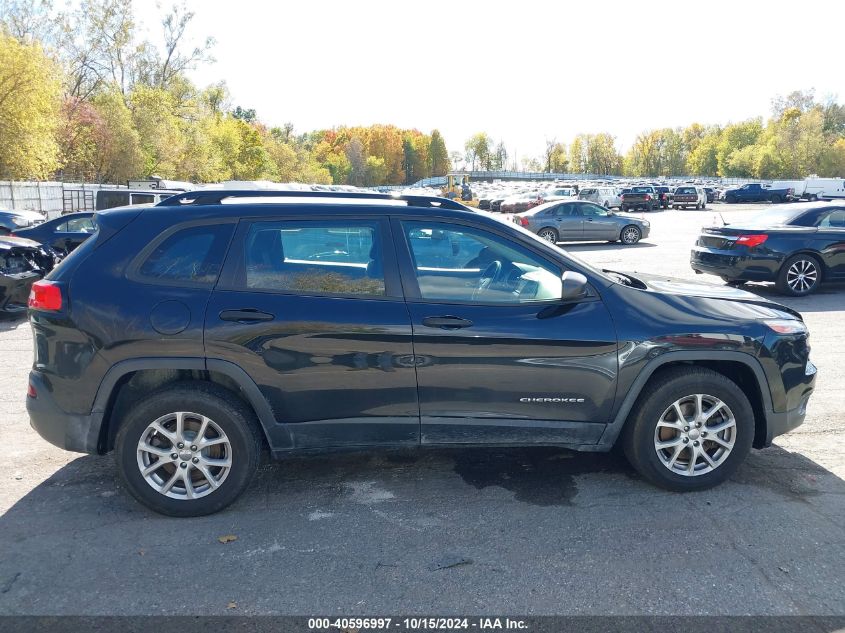 2015 Jeep Cherokee Sport VIN: 1C4PJMAB1FW715975 Lot: 40596997