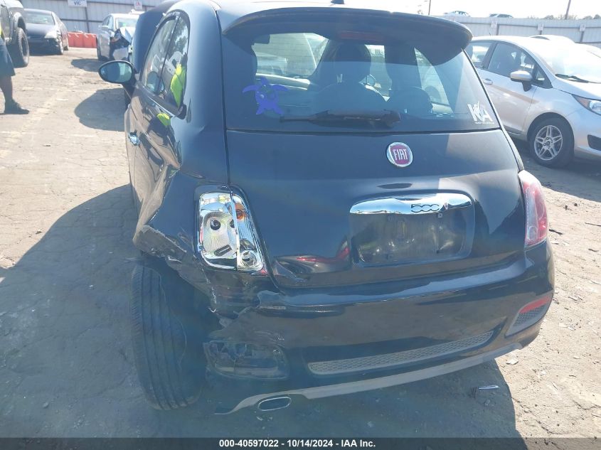 2013 Fiat 500 Sport Cattiva VIN: 3C3CFFBR0DT744575 Lot: 40597022