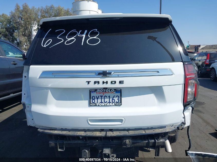 2021 Chevrolet Tahoe 4Wd Ls VIN: 1GNSKMKD6MR480564 Lot: 40597034