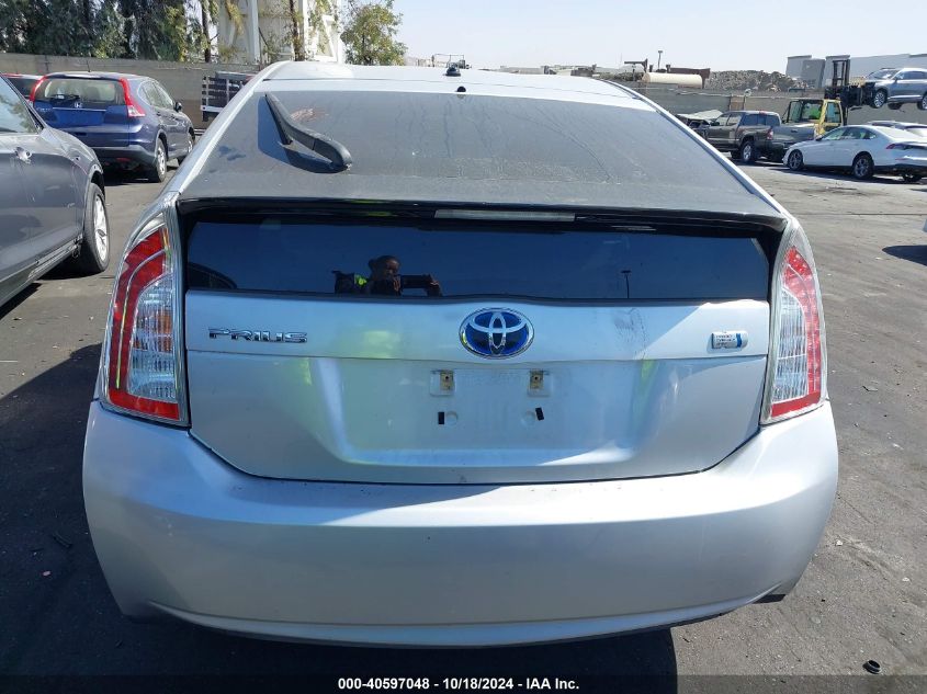 2013 Toyota Prius Two VIN: JTDKN3DU5D5573560 Lot: 40597048