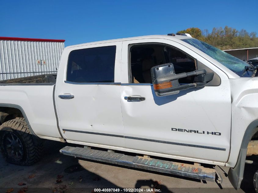 2018 GMC Sierra 2500Hd Denali VIN: 1GT12UEYXJF203416 Lot: 40597049