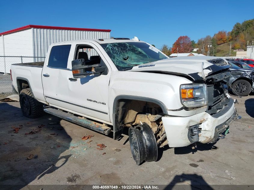 2018 GMC Sierra 2500Hd Denali VIN: 1GT12UEYXJF203416 Lot: 40597049