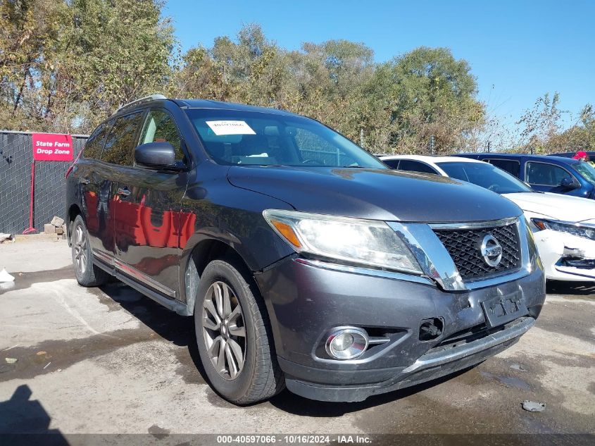 2014 Nissan Pathfinder Sl VIN: 5N1AR2MM3EC662756 Lot: 40597066