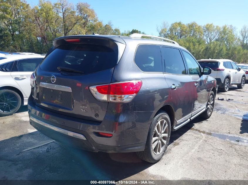 2014 Nissan Pathfinder Sl VIN: 5N1AR2MM3EC662756 Lot: 40597066