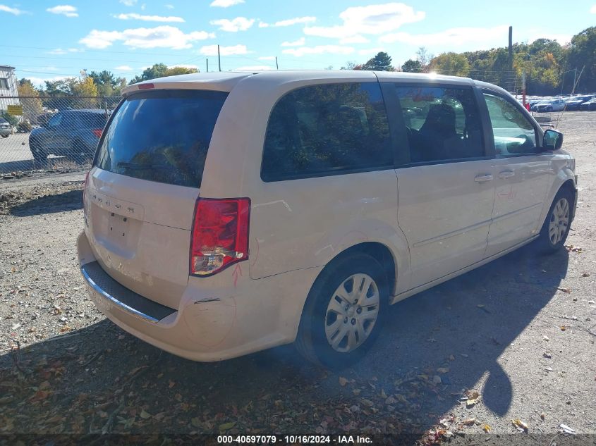 2015 Dodge Grand Caravan Se VIN: 2C4RDGBG6FR599306 Lot: 40597079