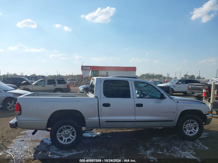 2001 Dodge Dakota Slt/Sport VIN: 1B7HL2AX11S324551 Lot: 40597089