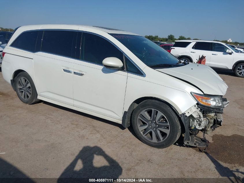 2014 Honda Odyssey Touring/Touring Elite VIN: 5FNRL5H98EB043427 Lot: 40597111