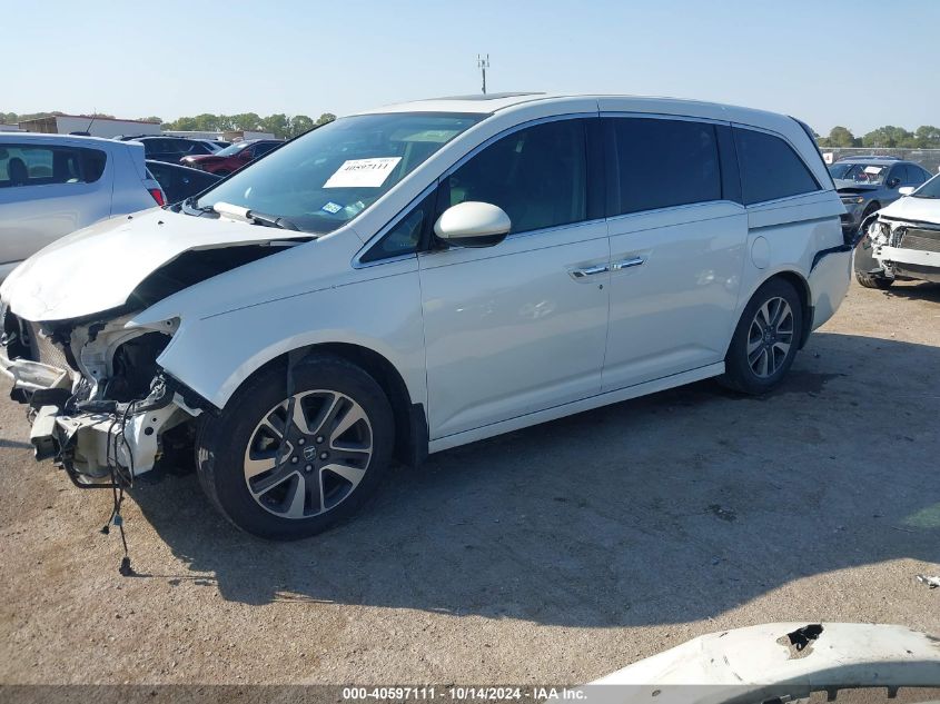 2014 Honda Odyssey Touring/Touring Elite VIN: 5FNRL5H98EB043427 Lot: 40597111