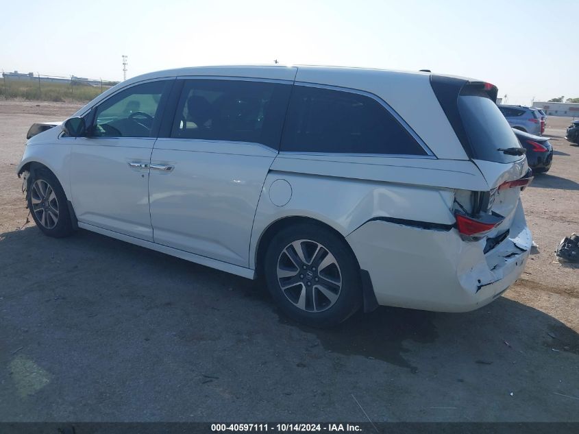 2014 Honda Odyssey Touring/Touring Elite VIN: 5FNRL5H98EB043427 Lot: 40597111