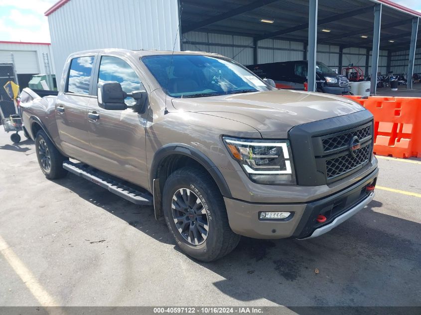 2021 Nissan Titan Pro-4X 4X4 VIN: 1N6AA1ED4MN531369 Lot: 40597122