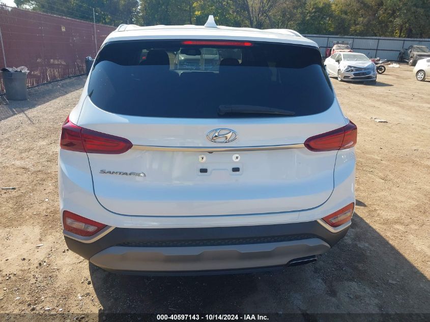 2019 Hyundai Santa Fe Sel VIN: 5NMS33AD0KH054727 Lot: 40597143