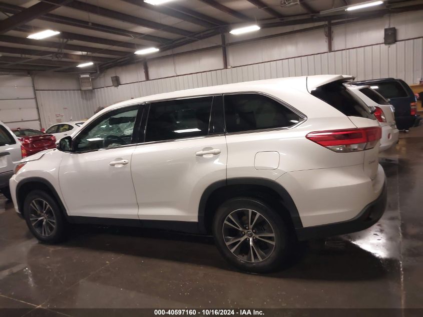 2019 Toyota Highlander Le VIN: 5TDZZRFH5KS303774 Lot: 40597160