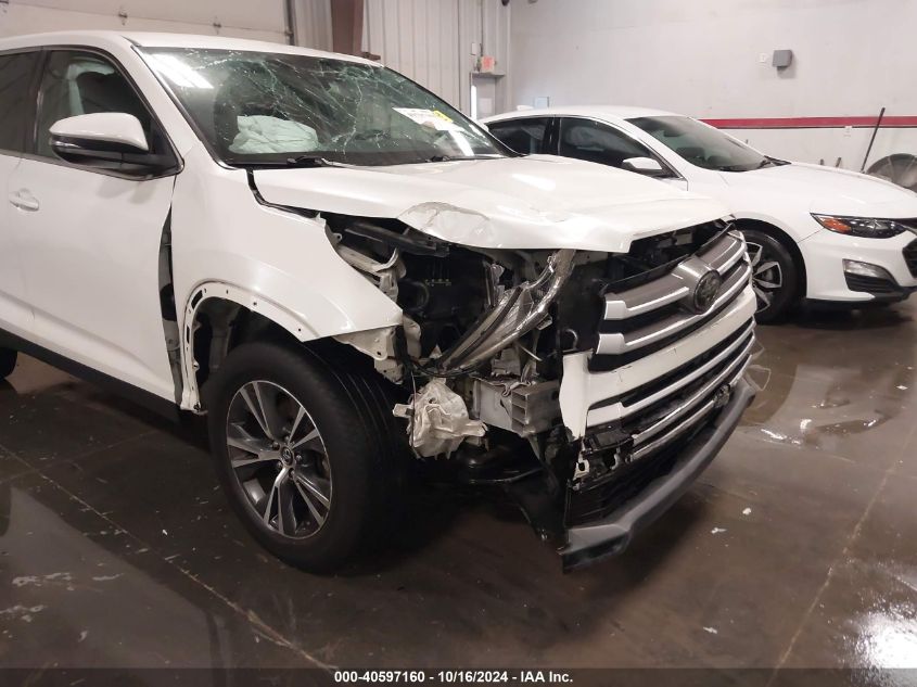 2019 Toyota Highlander Le VIN: 5TDZZRFH5KS303774 Lot: 40597160