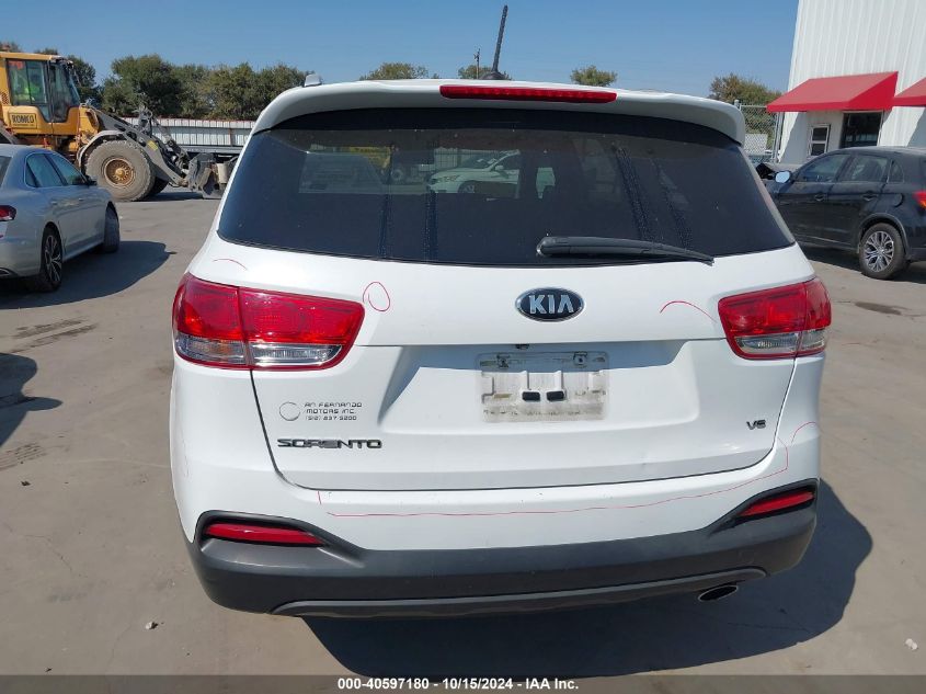 2016 Kia Sorento 3.3L Lx VIN: 5XYPGDA55GG111451 Lot: 40597180