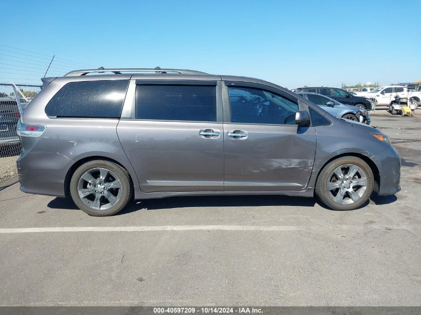 2013 Toyota Sienna Se 8 Passenger VIN: 5TDXK3DC5DS310226 Lot: 40597209