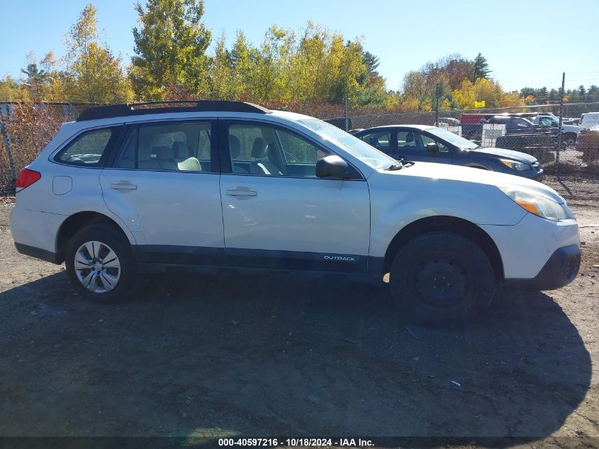 2014 Subaru Outback 2.5I VIN: 4S4BRBAC7E1319217 Lot: 40597216