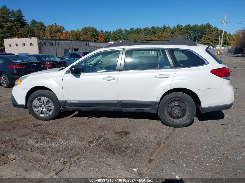 2014 Subaru Outback 2.5I VIN: 4S4BRBAC7E1319217 Lot: 40597216