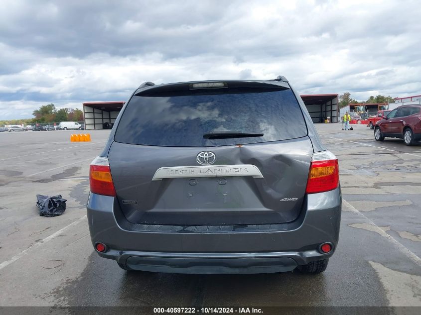 2010 Toyota Highlander Base V6 VIN: 5TDBK3EHXAS016725 Lot: 40597222