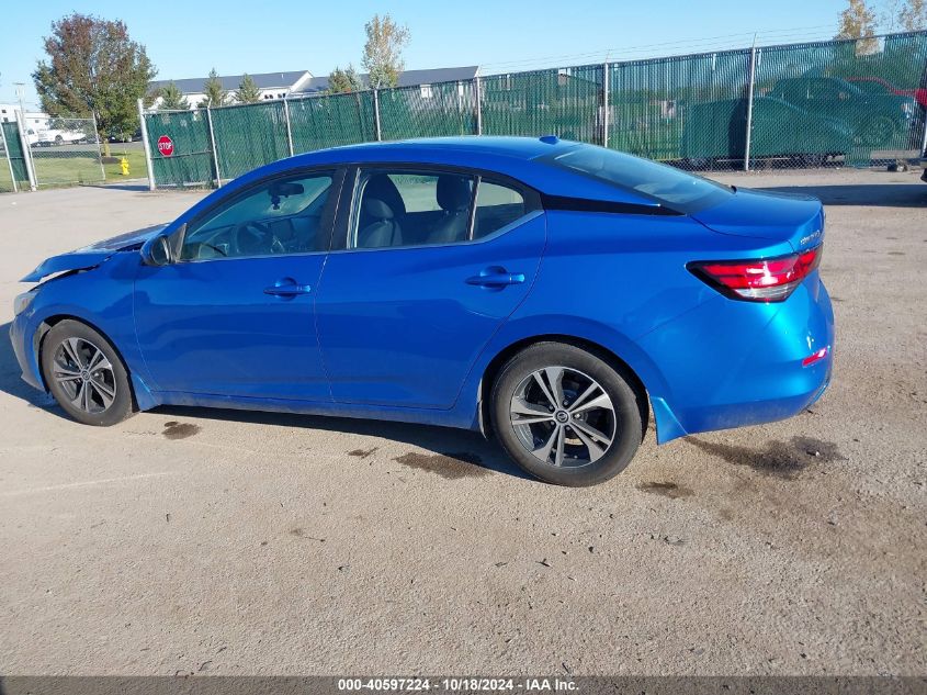 2022 Nissan Sentra Sv Xtronic Cvt VIN: 3N1AB8CV2NY203525 Lot: 40597224