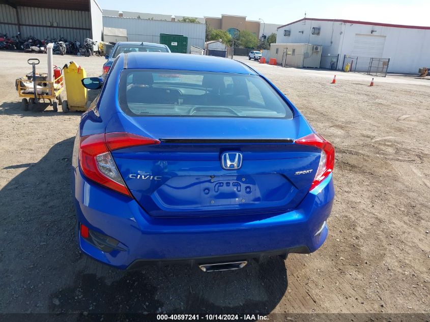 2019 Honda Civic Sport VIN: 19XFC2F86KE201678 Lot: 40597241