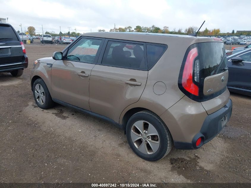 VIN 5YFBURHE7EP141971 2014 KIA SOUL no.3