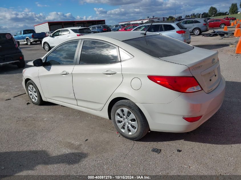 2016 Hyundai Accent Se VIN: KMHCT4AE7GU967967 Lot: 40597275