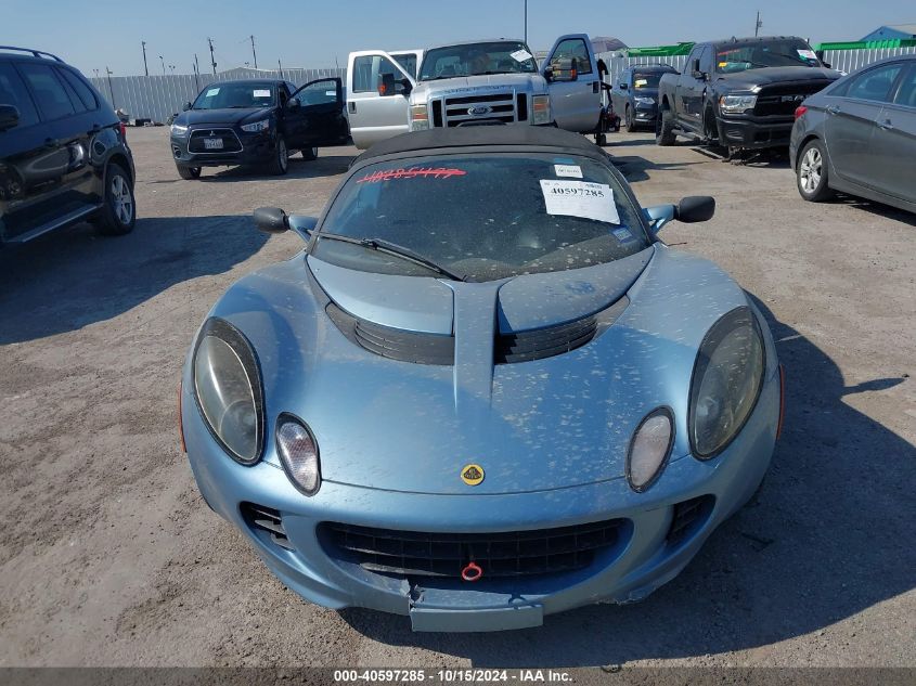 2006 Lotus Elise VIN: SCCPC11176HL30231 Lot: 40597285