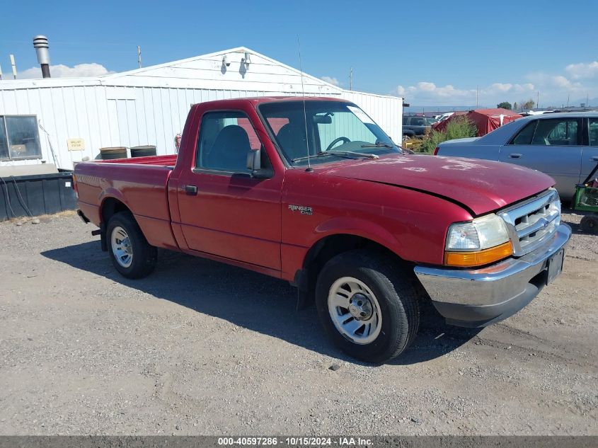 1999 Ford Ranger Xl/Xlt VIN: 1FTYR10C2XUA91722 Lot: 40597286