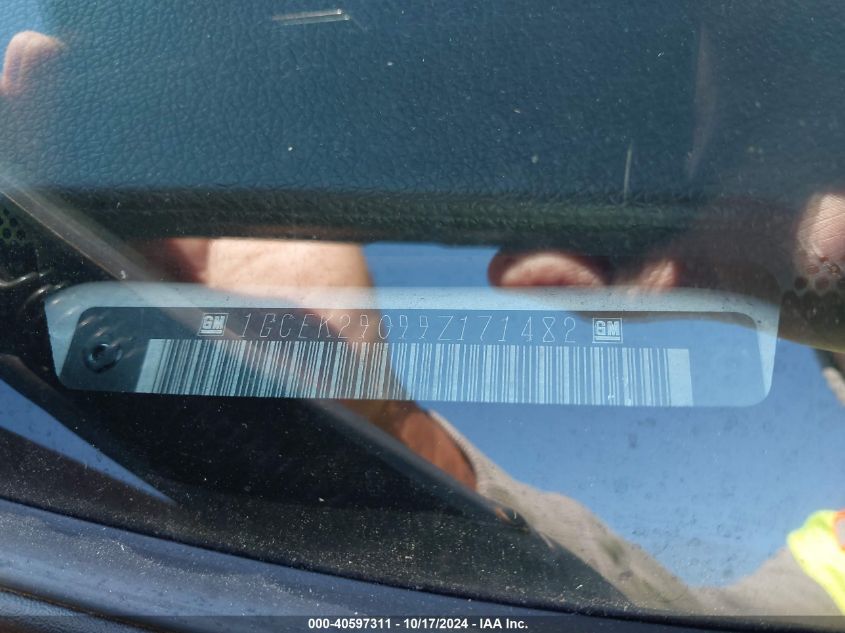 2009 Chevrolet Silverado 1500 Lt VIN: 1GCEK29099Z171482 Lot: 40597311