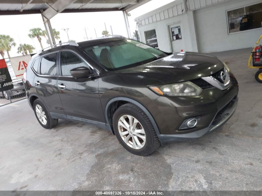 2016 Nissan Rogue Sv VIN: 5N1AT2MT0GC792554 Lot: 40597326