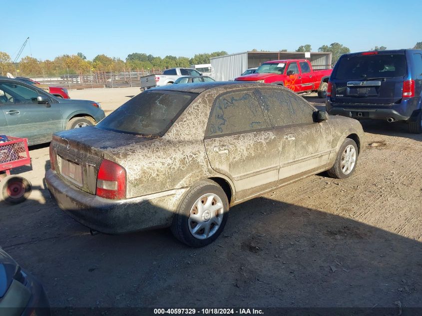 2001 Mazda Protege Es/Lx VIN: JM1BJ225910443856 Lot: 40597329