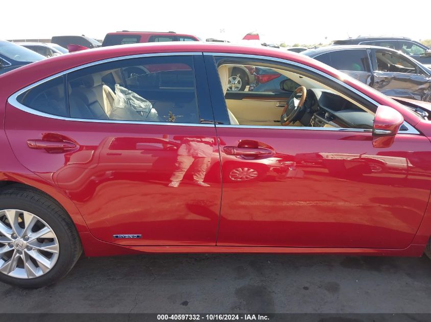 2015 Lexus Es 300H VIN: JTHBW1GG5F2086353 Lot: 40597332