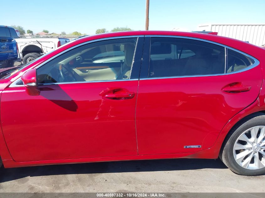 2015 Lexus Es 300H VIN: JTHBW1GG5F2086353 Lot: 40597332