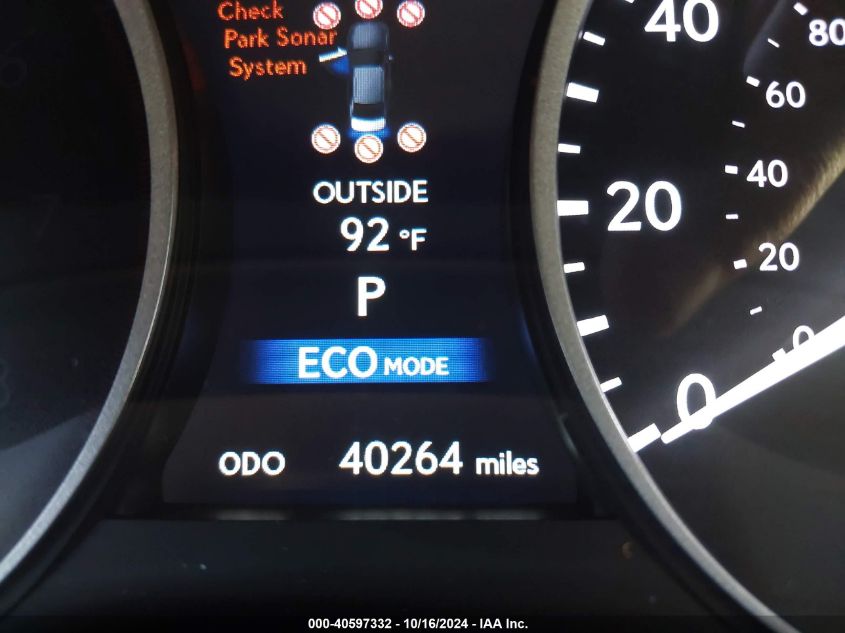 2015 Lexus Es 300H VIN: JTHBW1GG5F2086353 Lot: 40597332